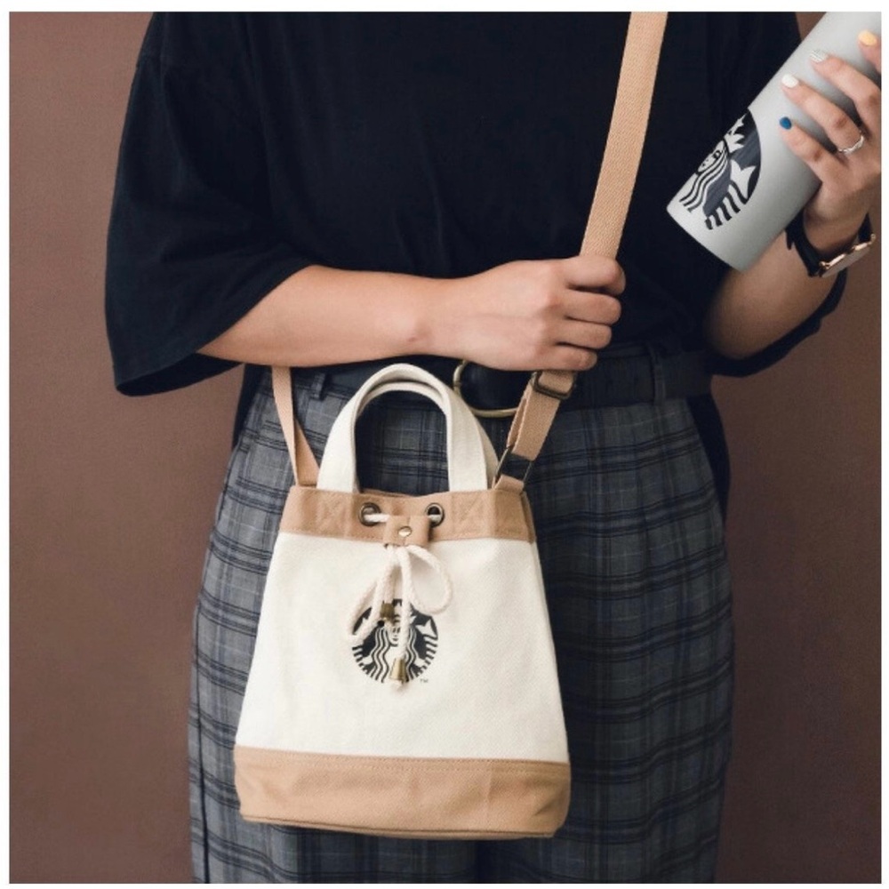 Starbucks Crossbody Bucket Bag